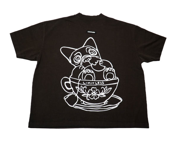 Polos Urbano Unisex Limitless Limitless T-Shirt Chocolate Dog Over