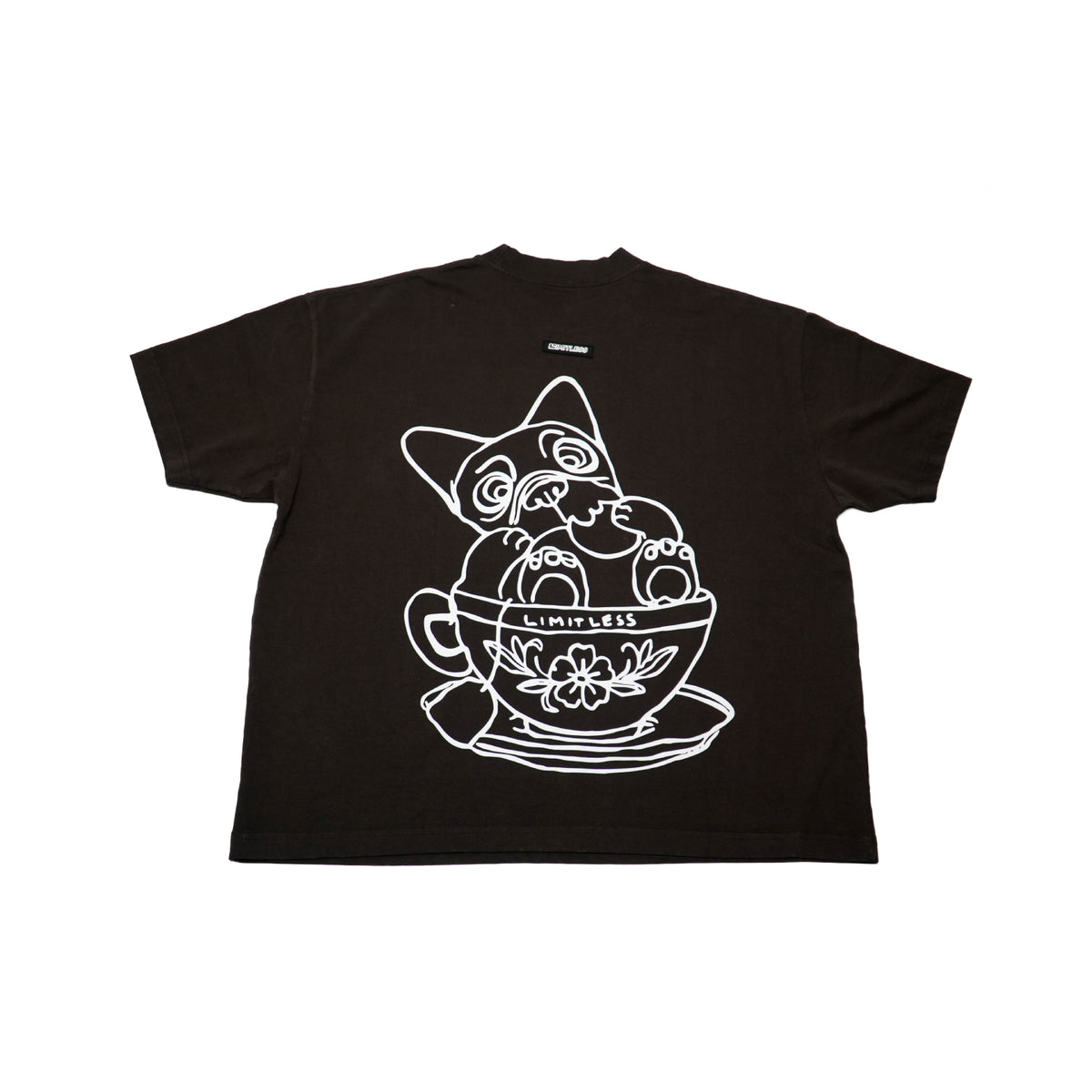 Polos Urbano Unisex Limitless T-Shirt Chocolate Dog Over