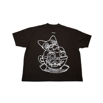 Polos Urbano Unisex Limitless T-Shirt Chocolate Dog Over