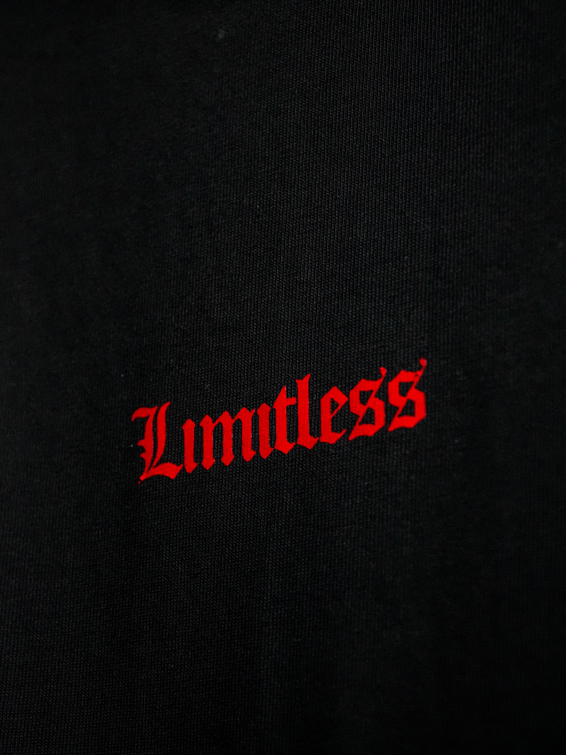 Polos Urbano Unisex Limitless T-Shirt Holy Shirt Black Edition color Negro Original - código Lhsbe S-Xl