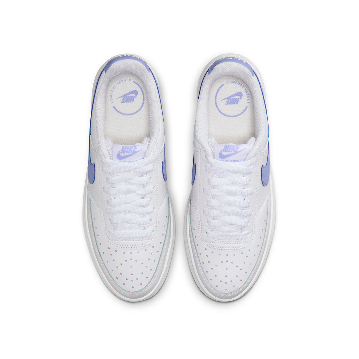 Zapatillas Nike Mujer Court Vision Alta Blanco