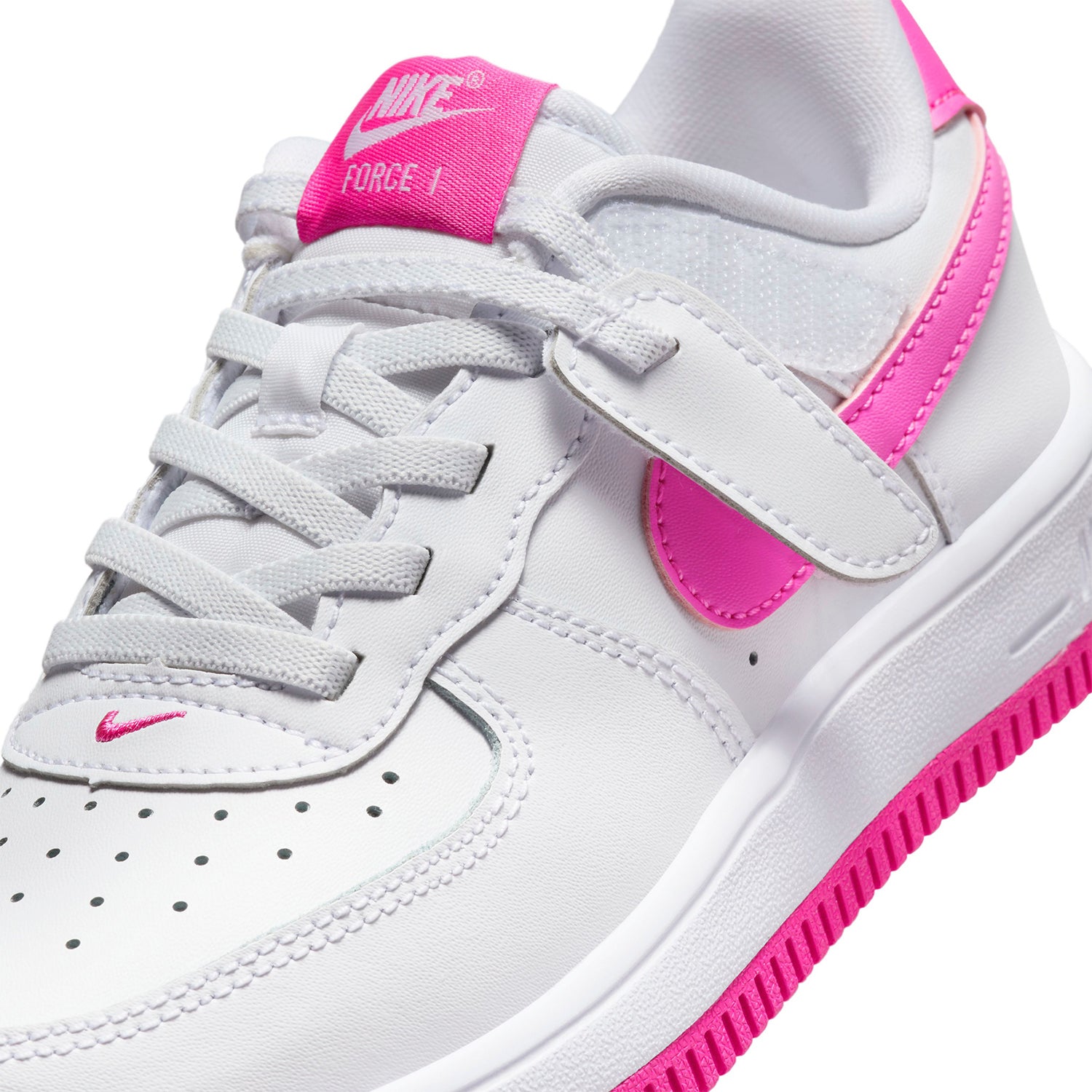 Zapatillas Nike Pre Escolar Force 1 Low EasyOn Blanco