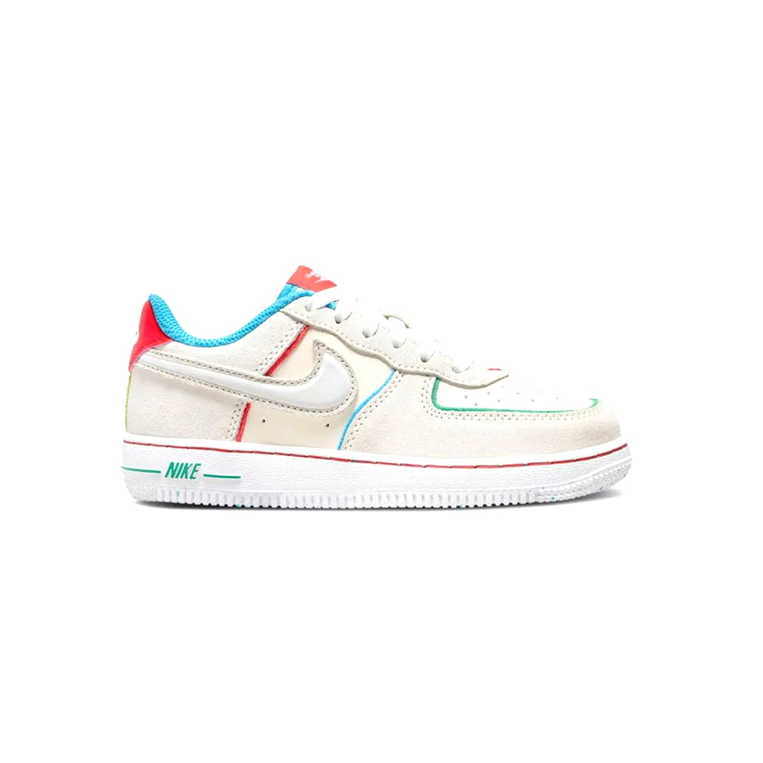 Zapatillas Nike Pre Escolar Air Force 1 LV8 2 Blanco