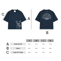 Polo Unisex Limitless Dog Over Azul