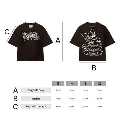Polos Urbano Unisex Limitless T-Shirt Chocolate Dog Over