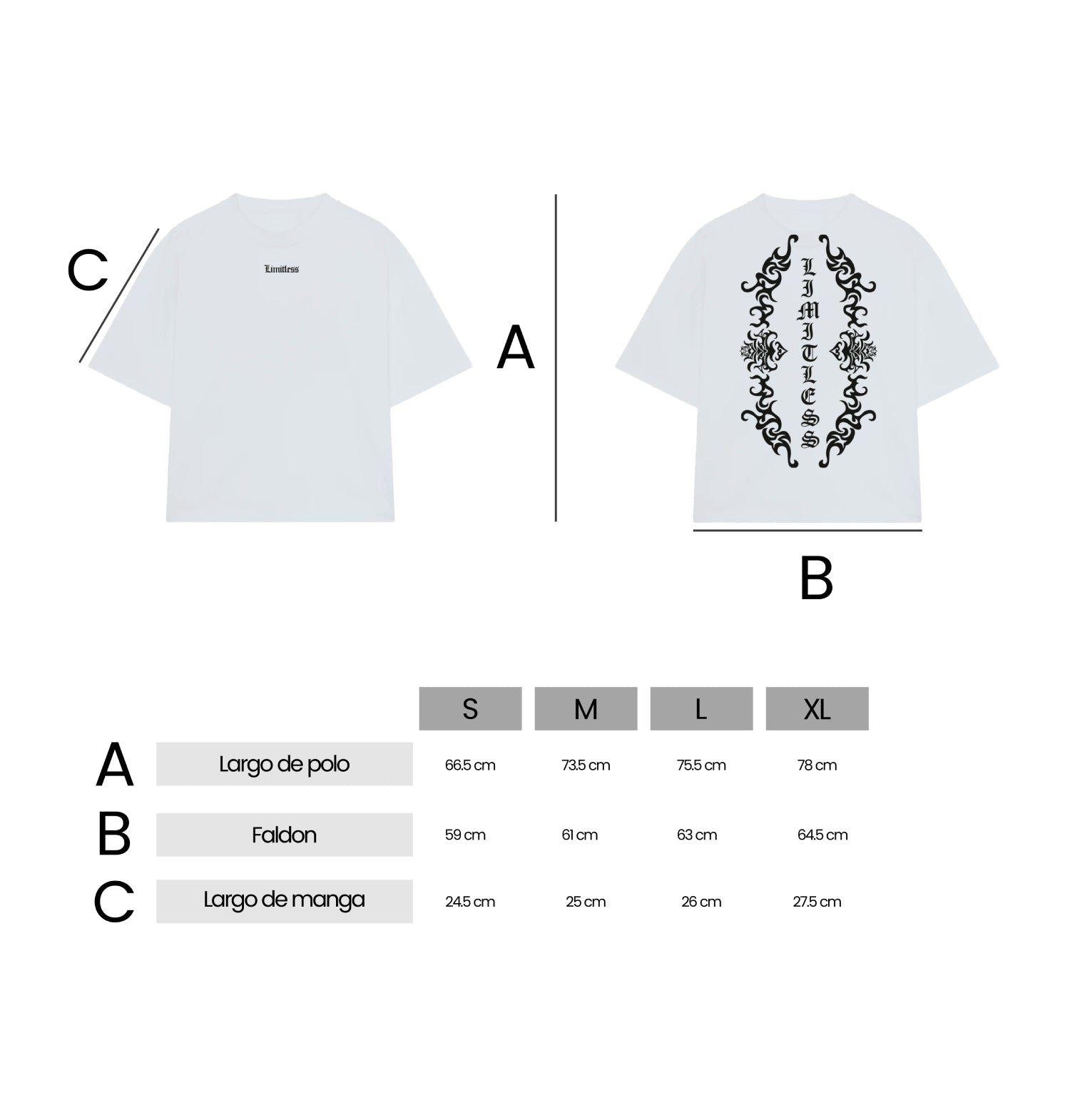 Polos Urbano Unisex Limitless T-Shirt Holy Shirt White Edition