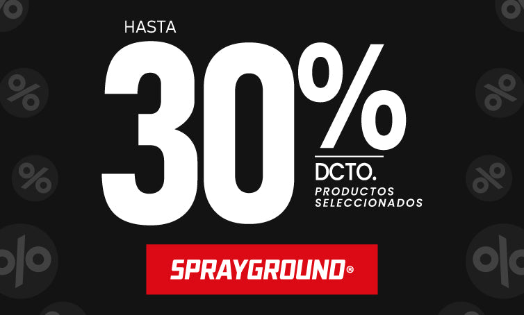 Hasta 30% en Sprayground