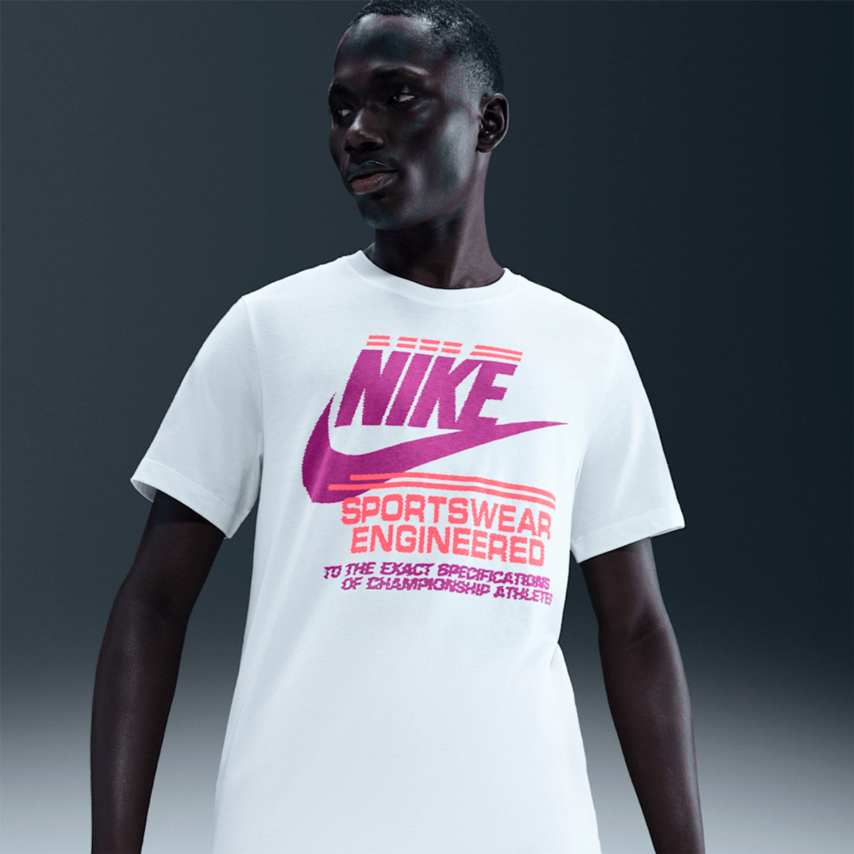 Camiseta Nike Hombre Sportswear 6MO Blanco