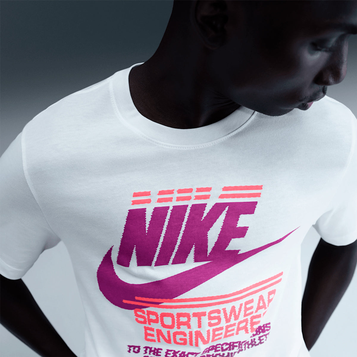 Camiseta Nike Hombre Sportswear 6MO Blanco