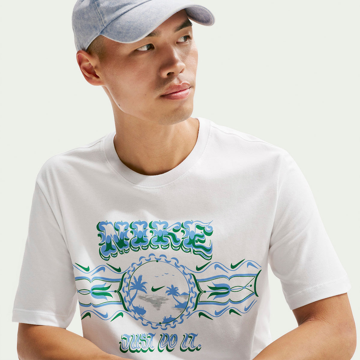 Polos Urbano Unisex Nike U NsTee Std Palm Tree Jdi