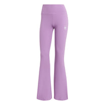 Leggins Originals Mujer Adidas Ess Fl Leggings color Morado Outfit streetwear - código Iy9672