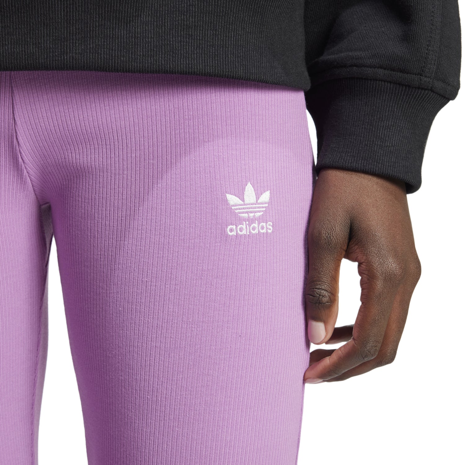 Leggins Originals Mujer Adidas Ess Fl Leggings color Morado Original - código Iy9672