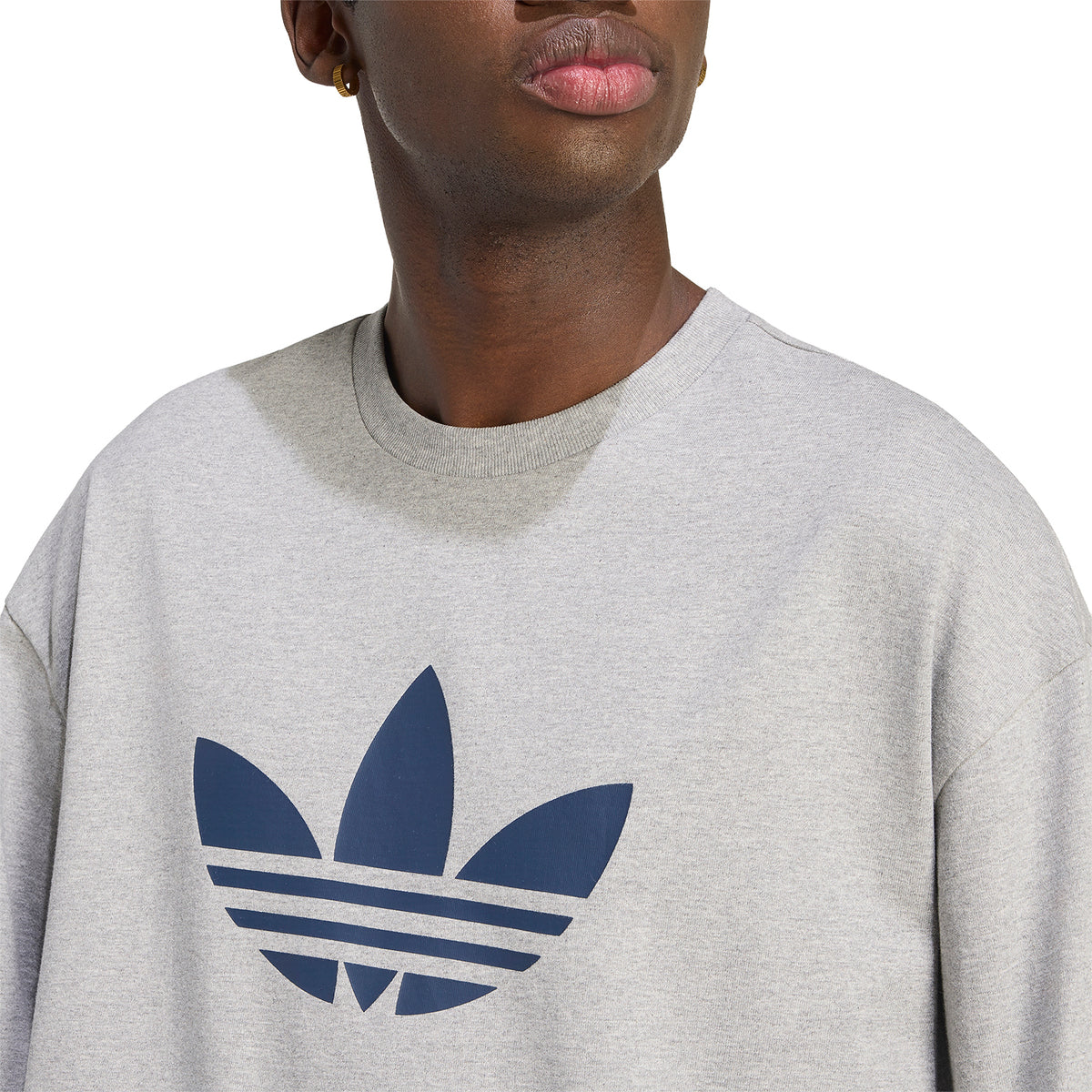 Polo Adidas Hombre Adicolor Trefoil Gris