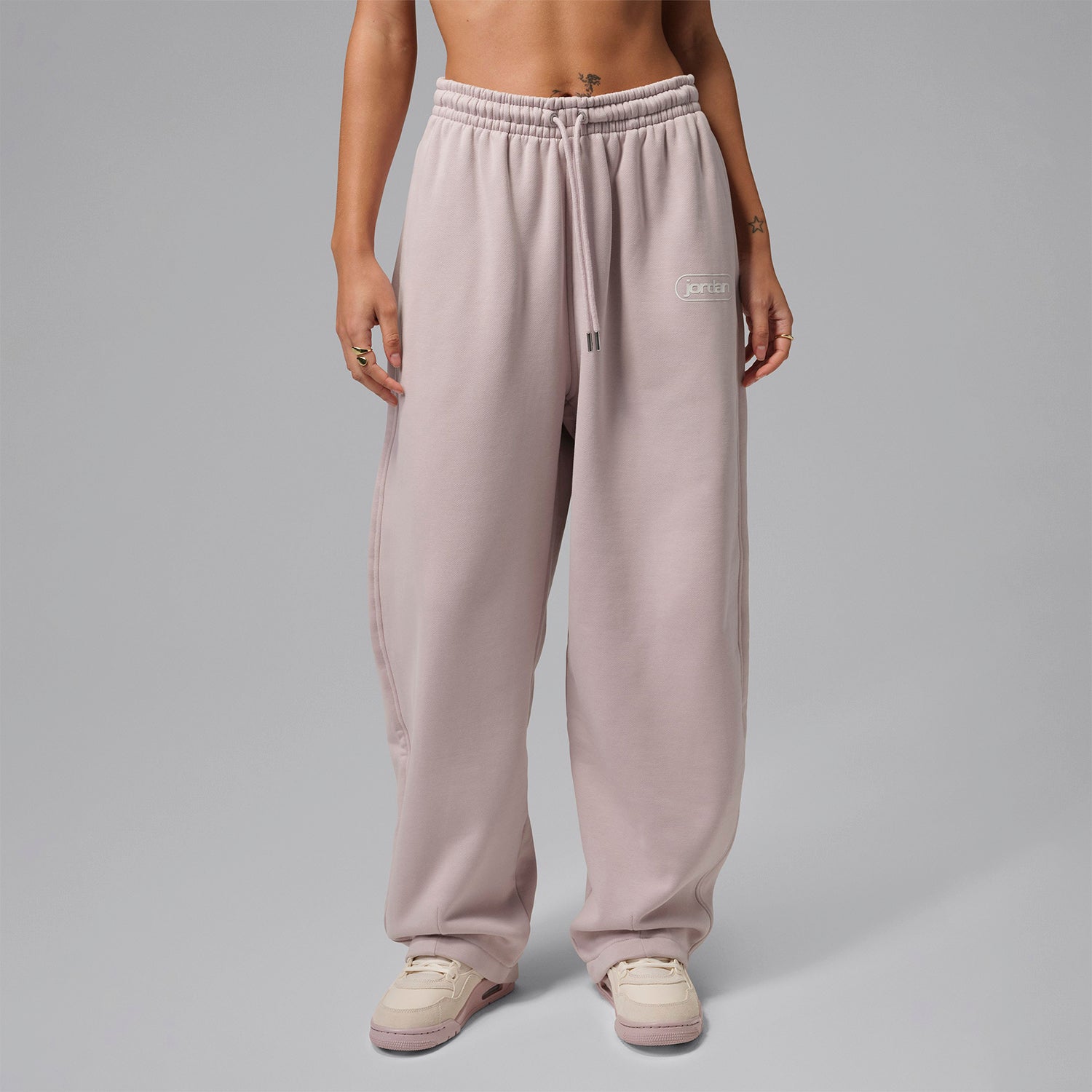 Pantalon Nike Mujer Flight Fleece Rojo