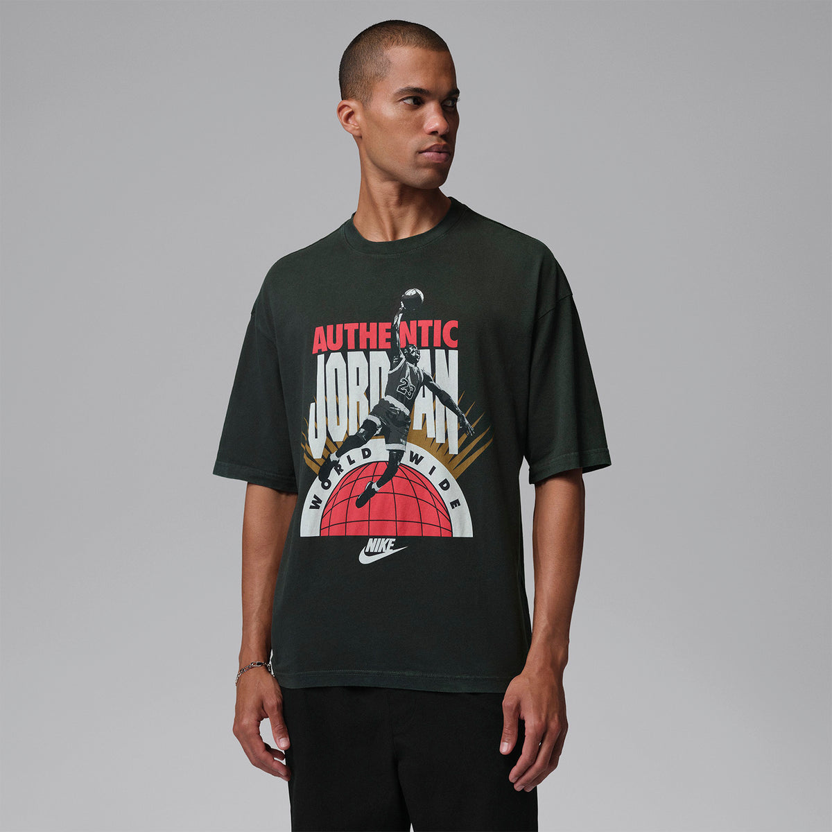 Camiseta Nike Hombre Reissue Negro