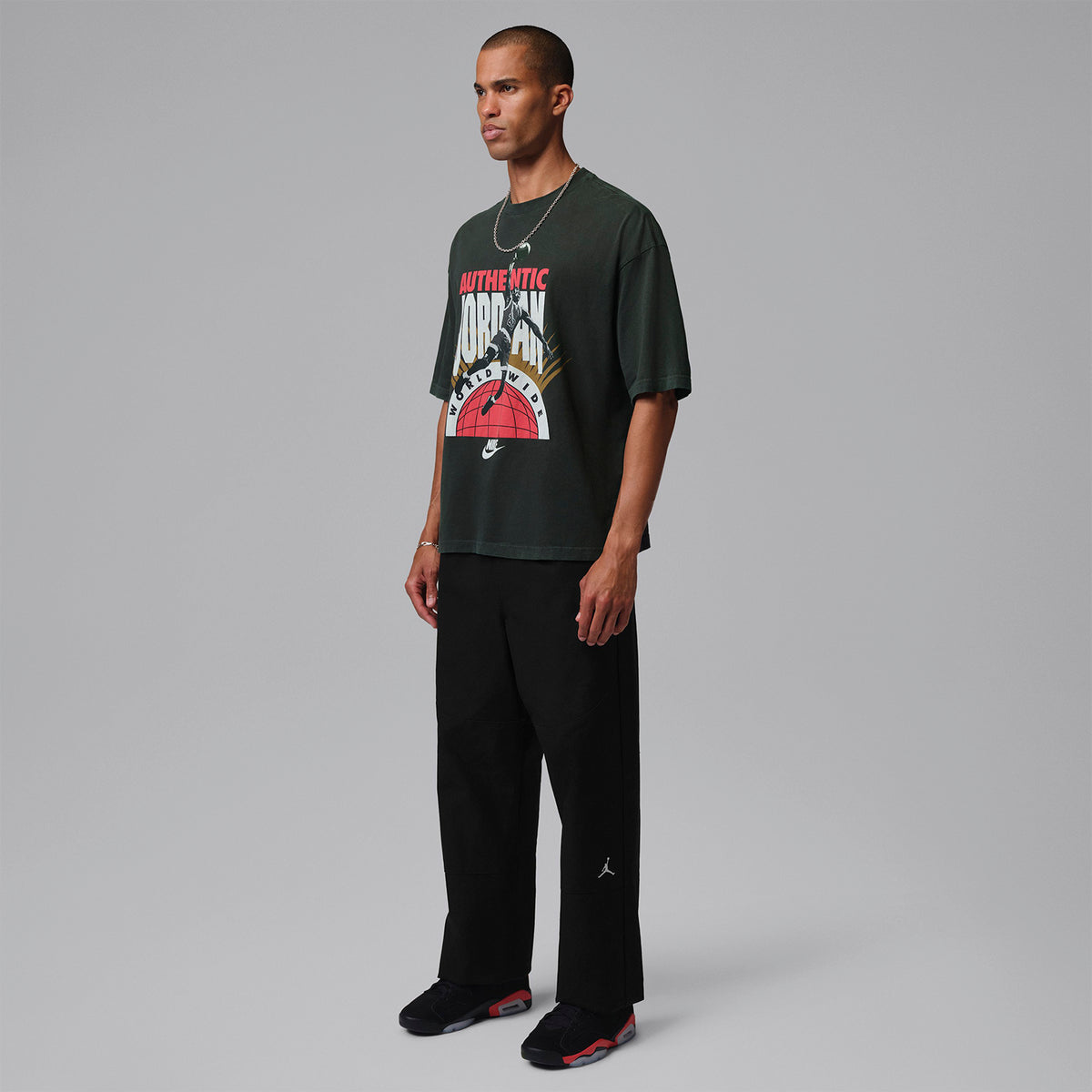 Camiseta Nike Hombre Reissue Negro