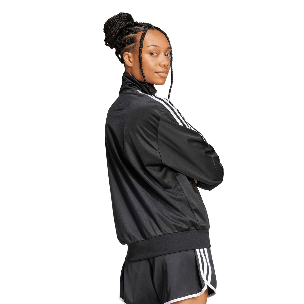 Casaca Originals Mujer Adidas Firebird tt color Negro Tendencia - código Jc8251