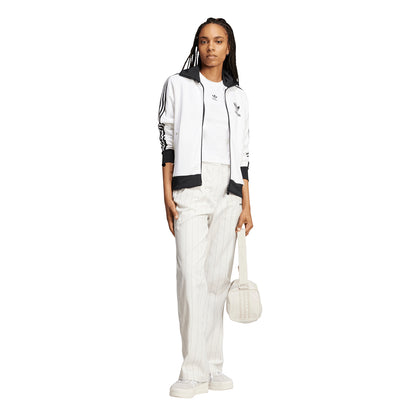 Polos Originals Mujer Adidas Ess Slim Tee color Blanco Para uso diario - código Jc8973