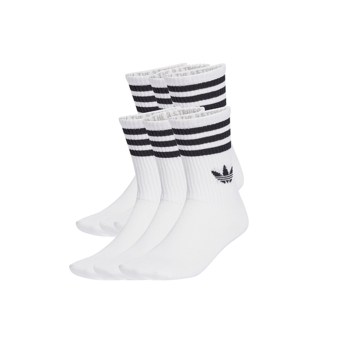 Medias Originals Unisex Adidas 3s Crew S 6p