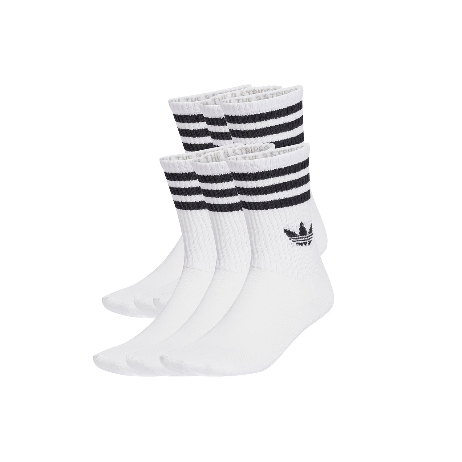 Medias Originals Unisex Adidas 3s Crew S 6p