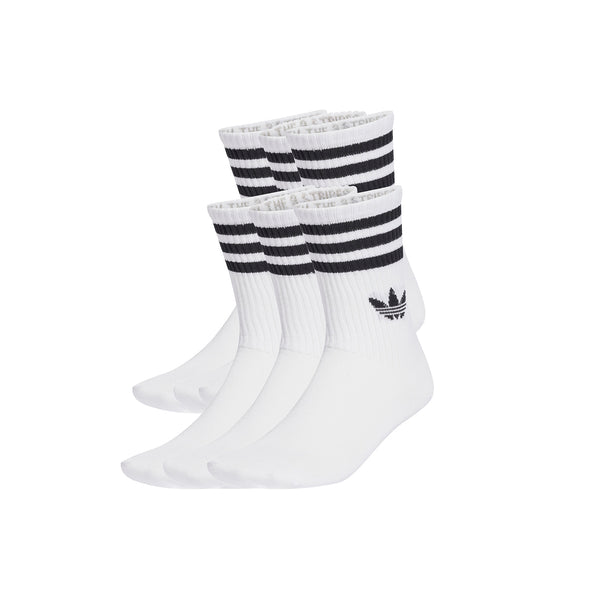 Medias Originals Unisex Adidas 3s Crew S 6p