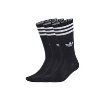 Medias Unisex Adidas 3-Stripes High Crew 3 Pairs Negro