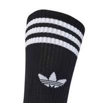Medias Unisex Adidas 3-Stripes High Crew 3 Pairs Negro