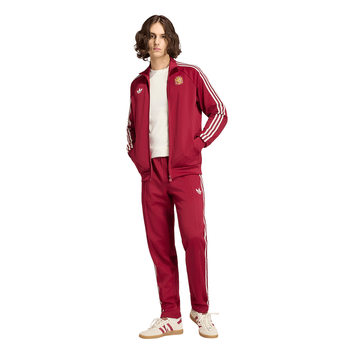 Casaca Adidas Hombre Originals España Rojo