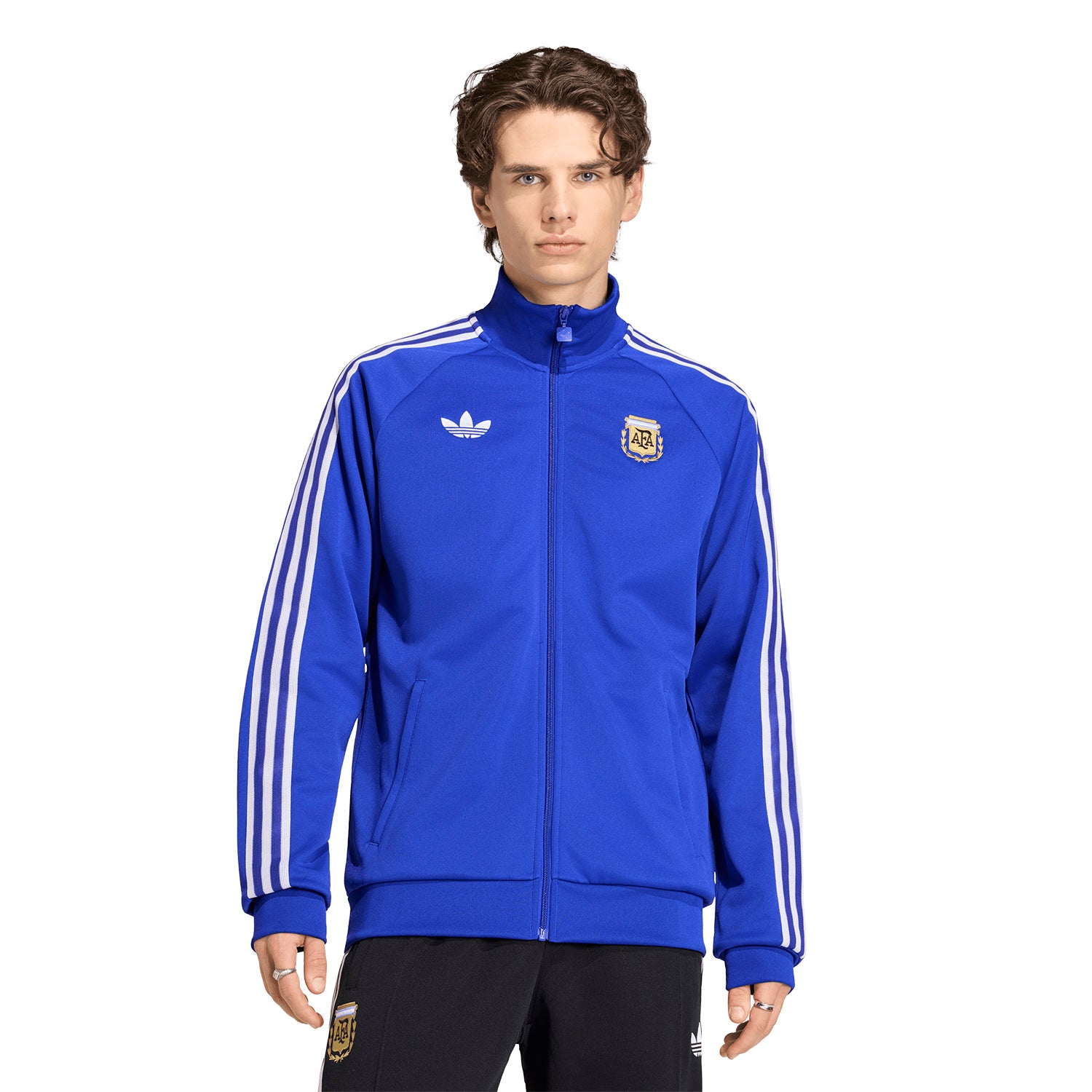 Casaca Adidas Hombre Argentina Originals Azul
