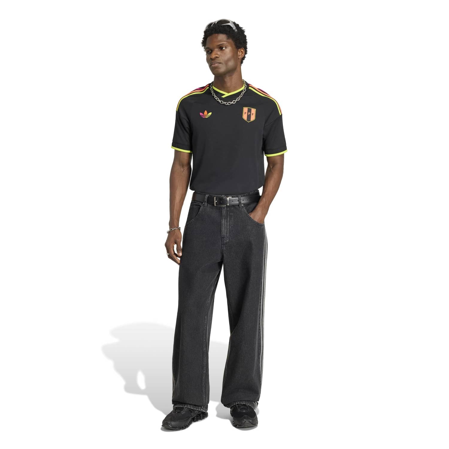 Camiseta Adidas Hombre Peru 26 Away Negro