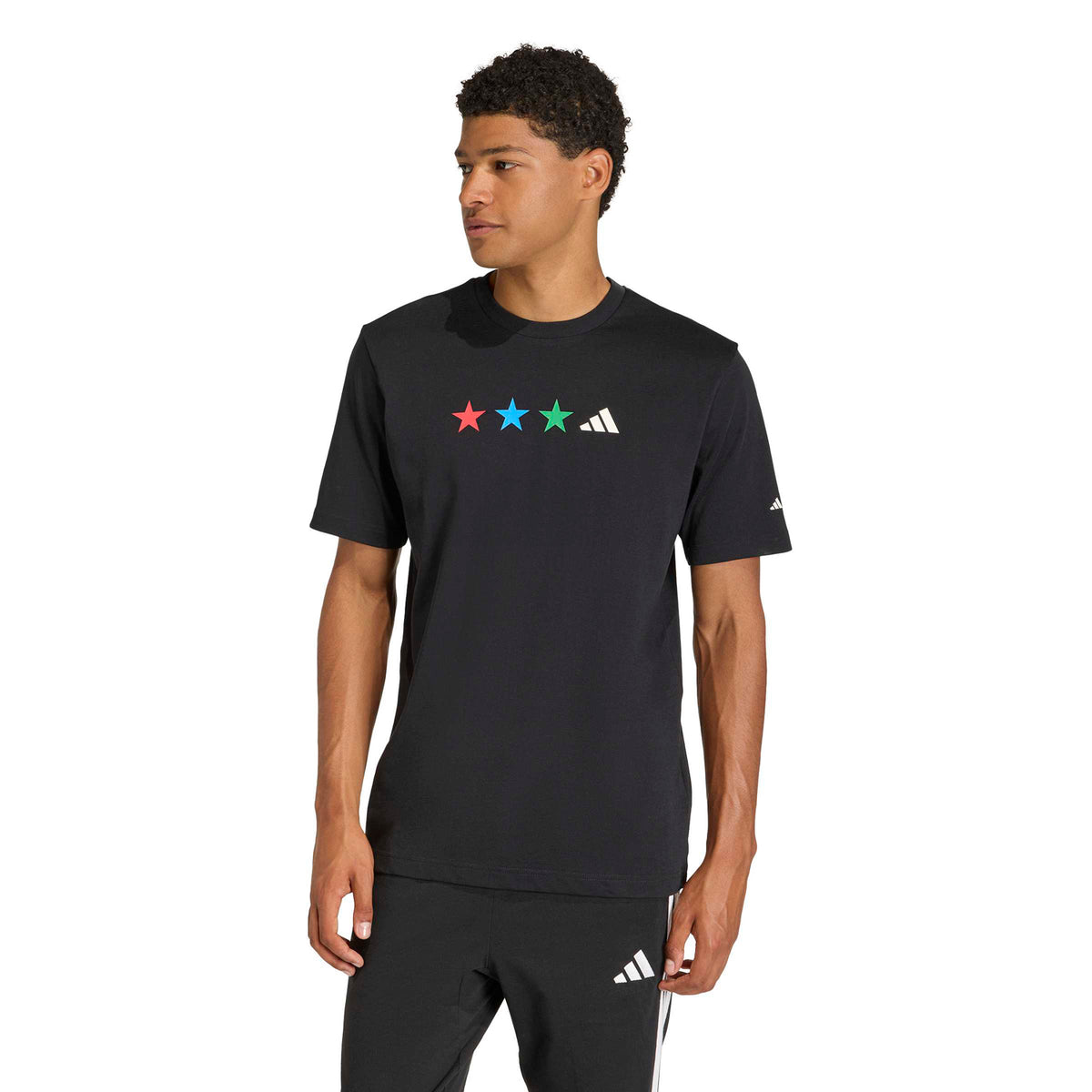 Polos Urbano Hombre Adidas M Ftb Wc Map T color Negro Outfit streetwear - código Kb2532