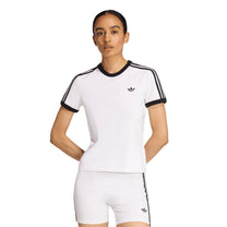 Polo Adidas Mujer 3-Stripes Slim Blanco