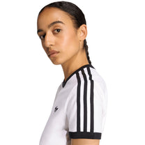 Polo Adidas Mujer 3-Stripes Slim Blanco