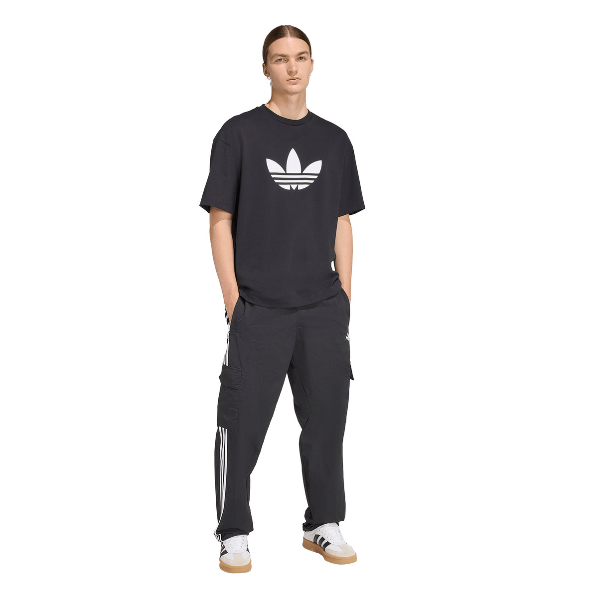 Polo Adidas Hombre Adicolor Trefoil Negro