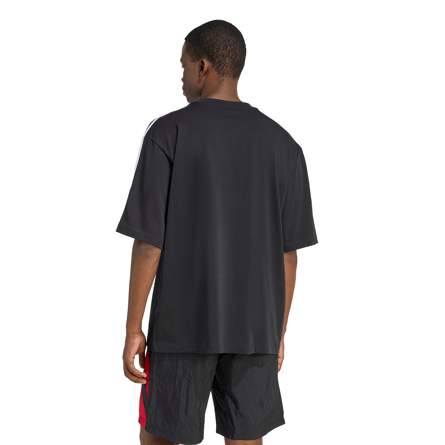 Polo Adidas Hombre Adicolor 3-Stripes Oversized Negro