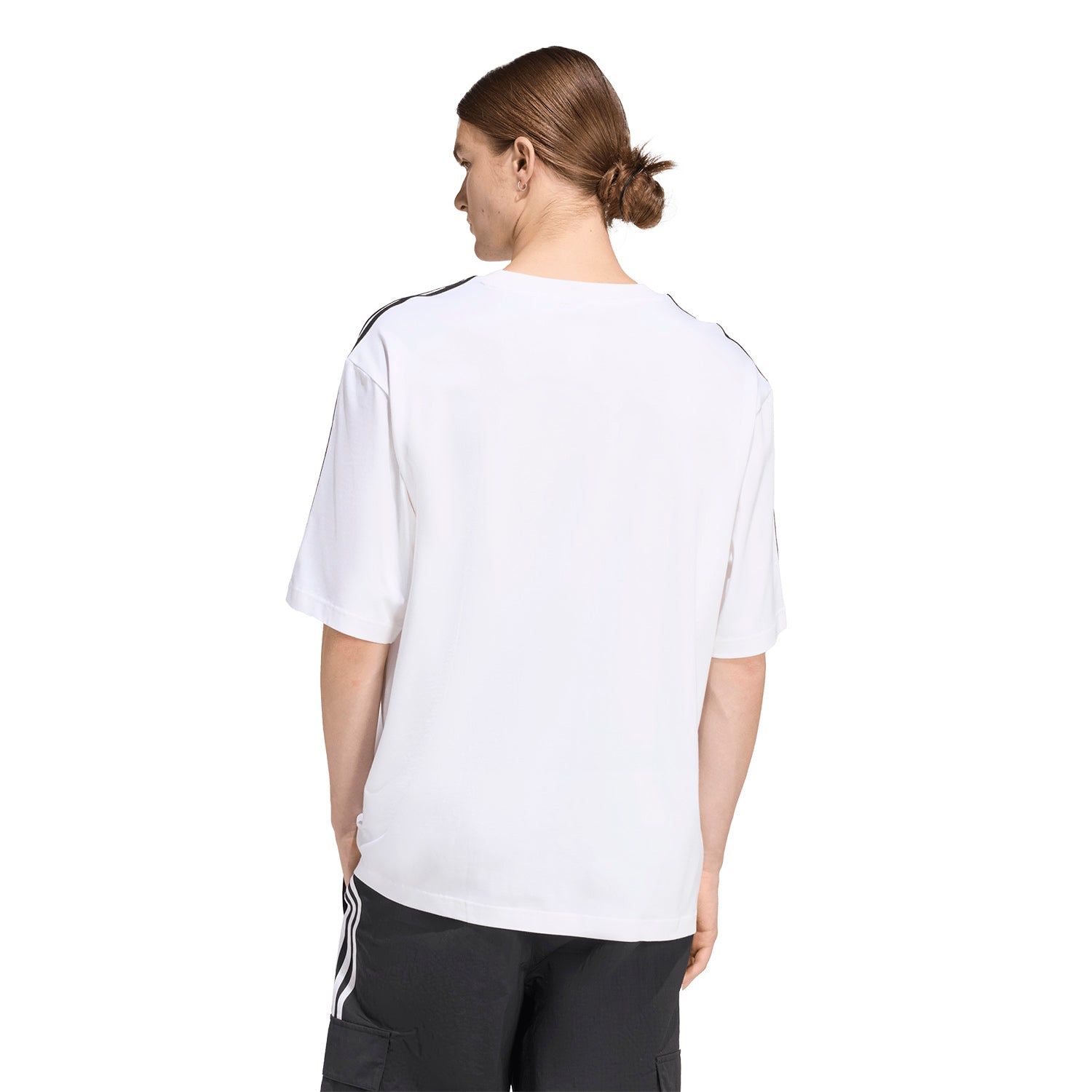 Polo Adidas Hombre Adicolor 3-Stripes Oversized Blanco