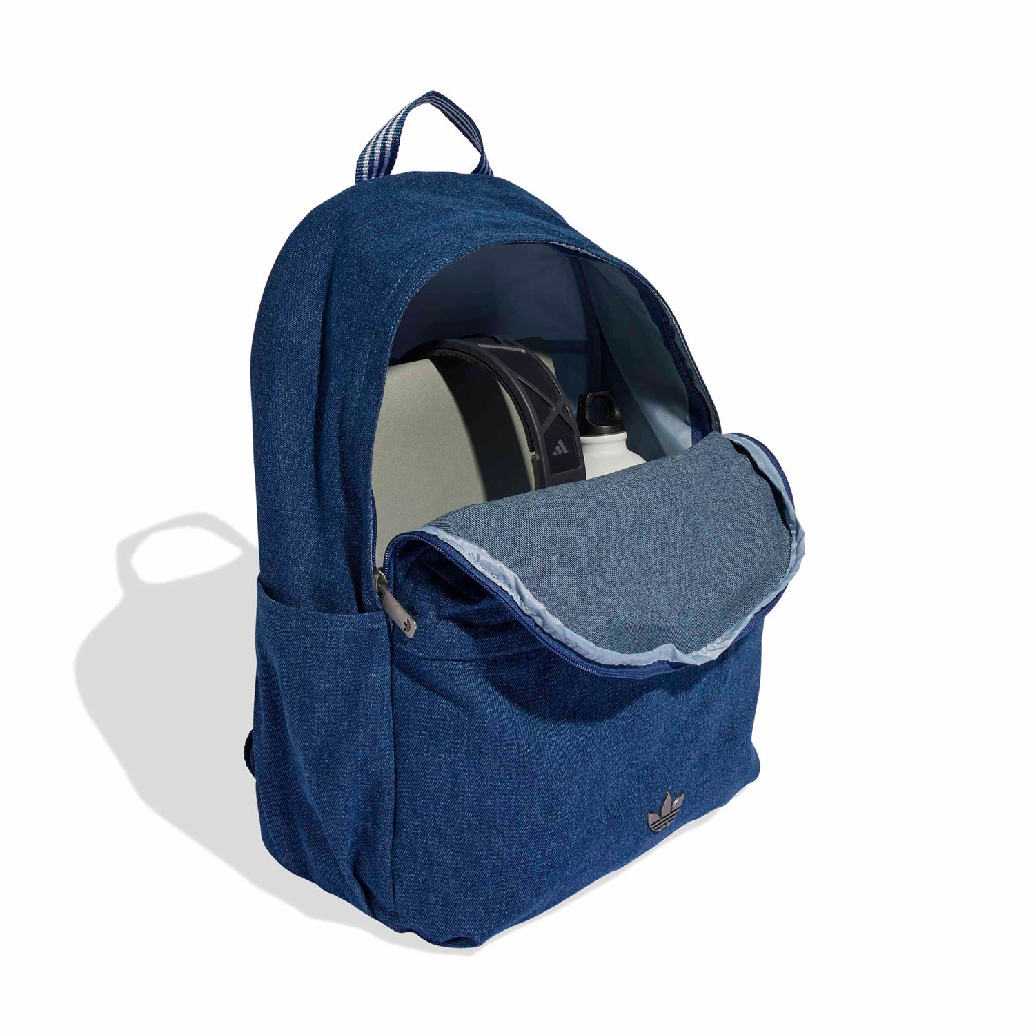 Mochila Adidas Unisex Adicolor Classic Tejido Denim Azul