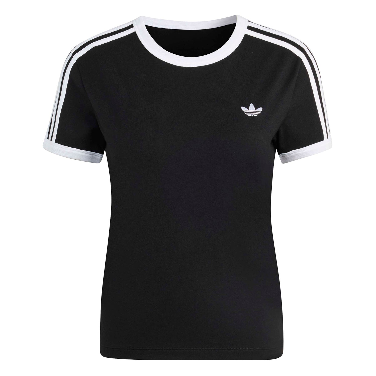 Polo Adidas Mujer 3-Stripes Slim Negro