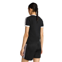 Polo Adidas Mujer 3-Stripes Slim Negro