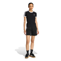 Polo Adidas Mujer 3-Stripes Slim Negro