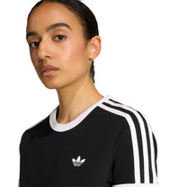 Polo Adidas Mujer 3-Stripes Slim Negro