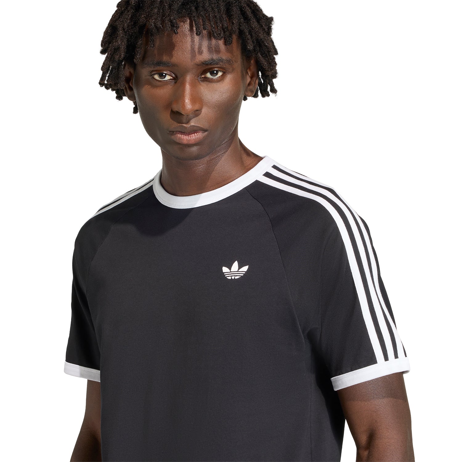 Polo Adidas Hombre 3-Stripes Negro