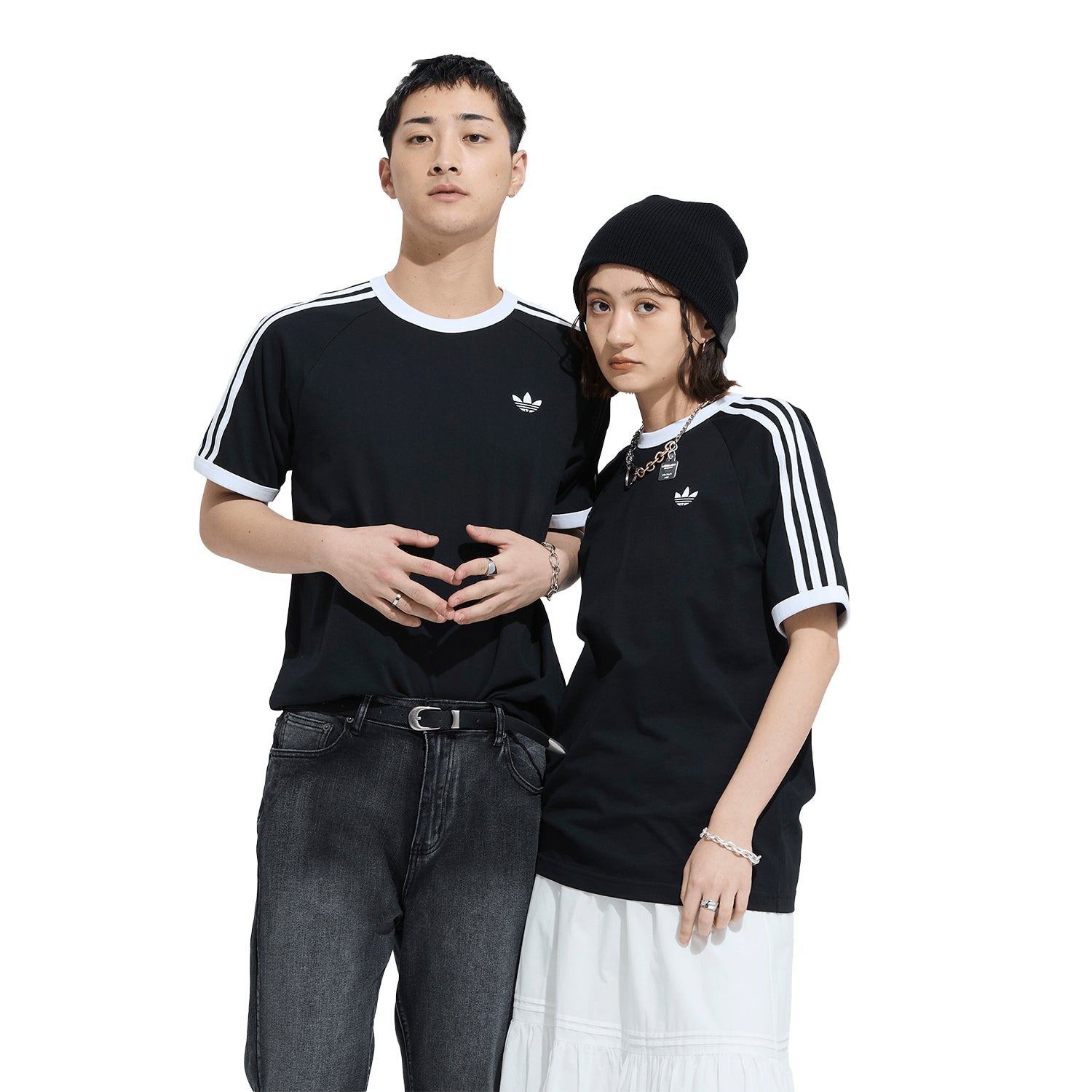 Polo Adidas Hombre 3-Stripes Negro