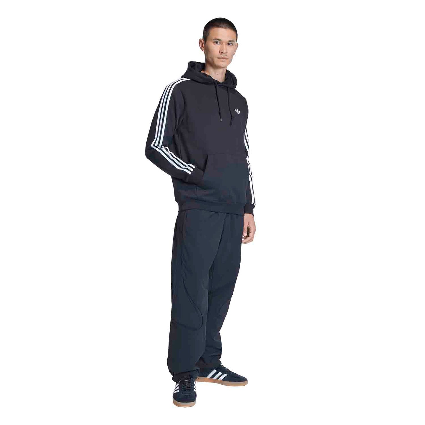 Polera Adidas Hombre 3-Stripes Negro