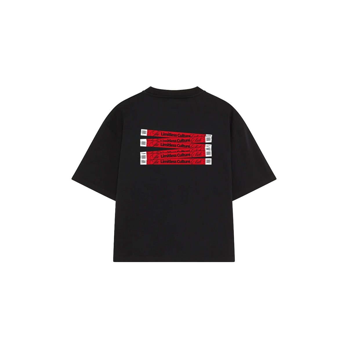 Polos Urbano Unisex Limitless T-Shirt Club Over Black color Negro - código Ltcobs-xl