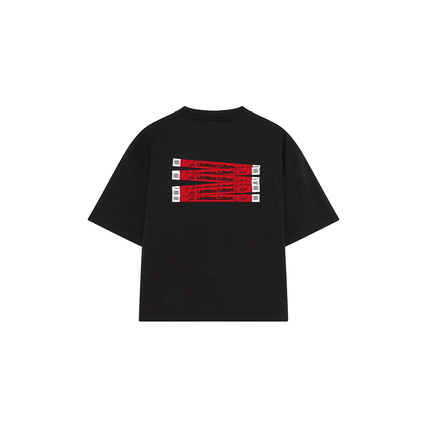 Polos Urbano Unisex Limitless T-Shirt Club Over Black