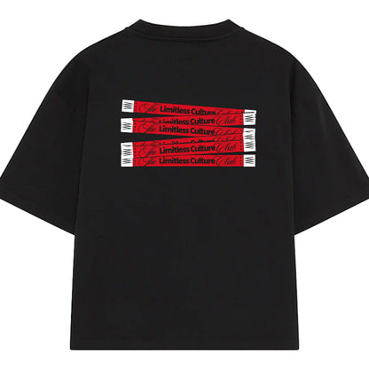 Polos Urbano Unisex Limitless T-Shirt Club Over Black