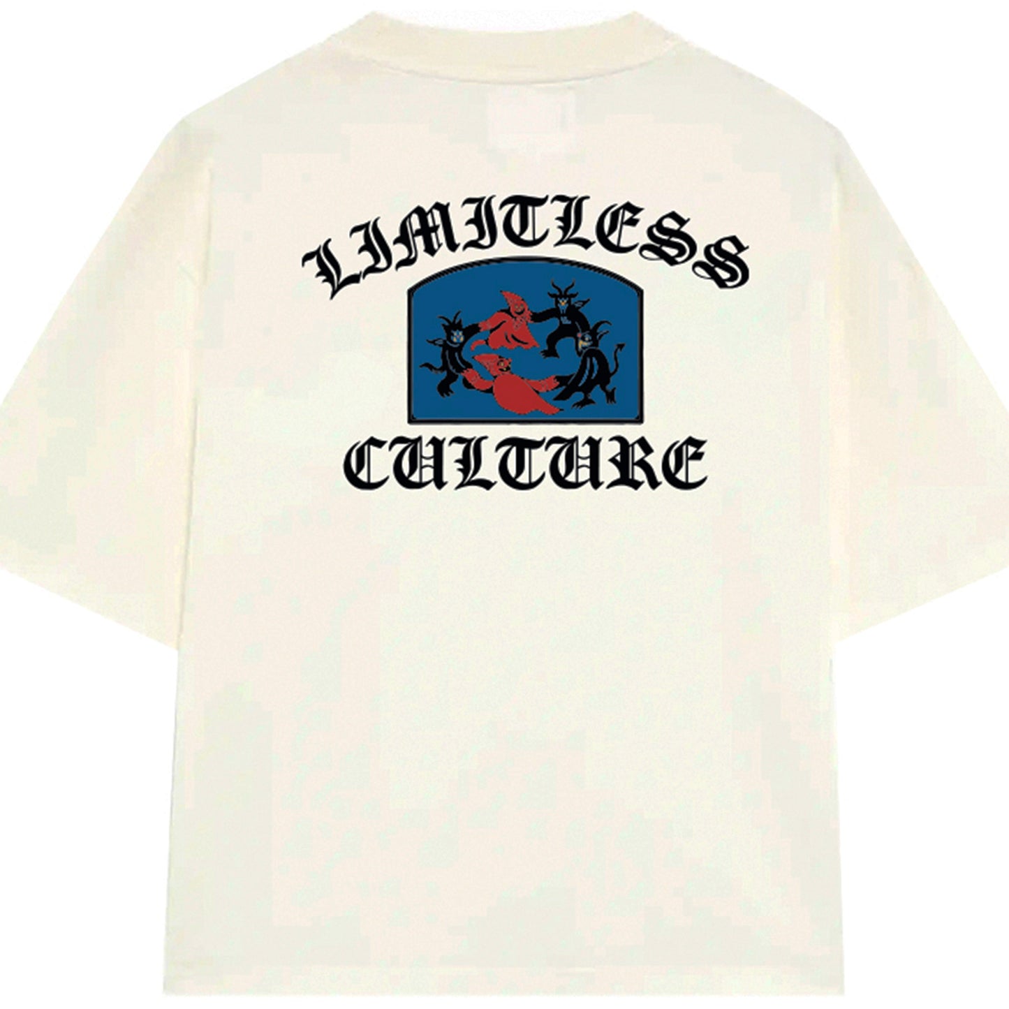 Polos Urbano Unisex Limitless T-Shirt Dance Of Demons Pearl