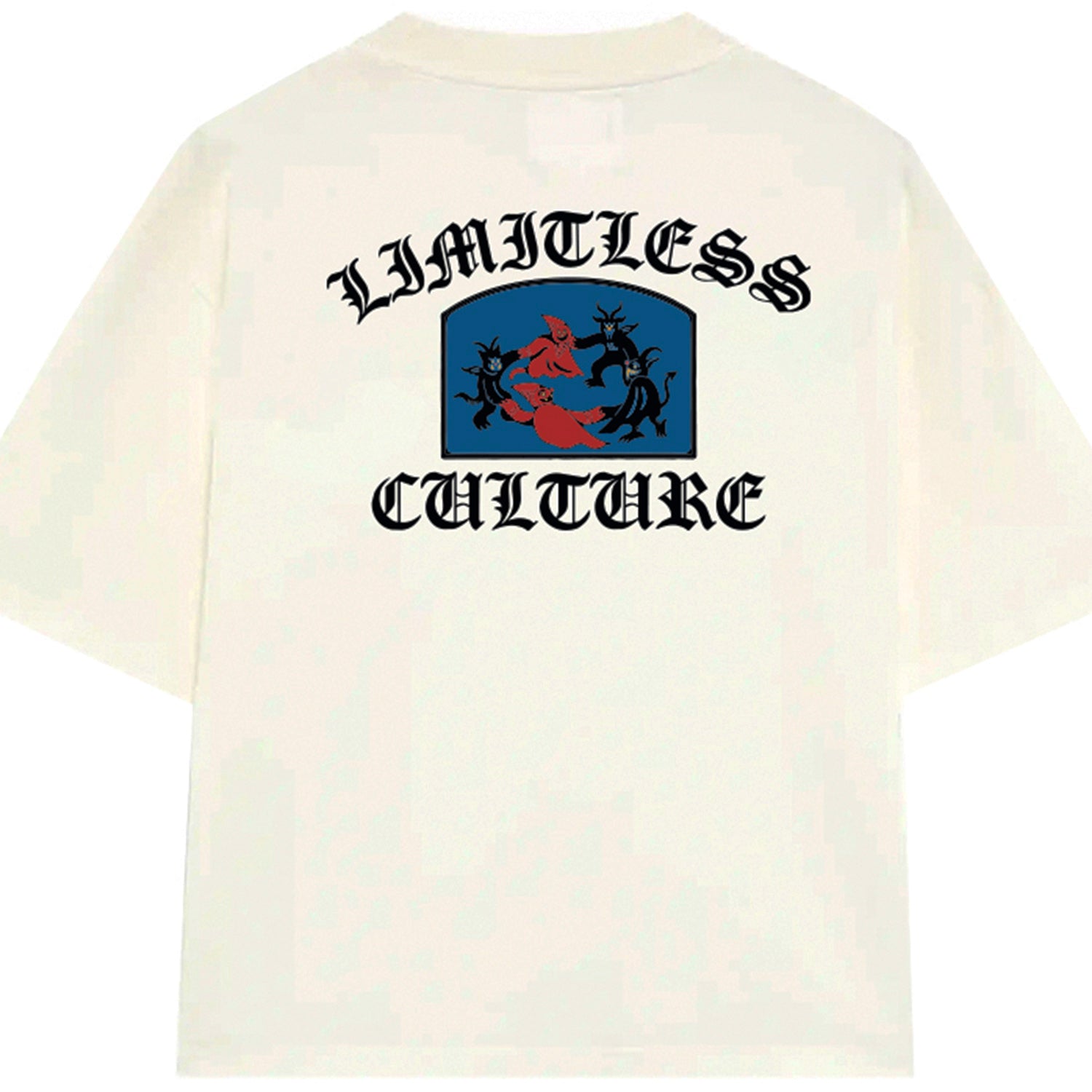 Polos Urbano Unisex Limitless T-Shirt Dance Of Demons Pearl