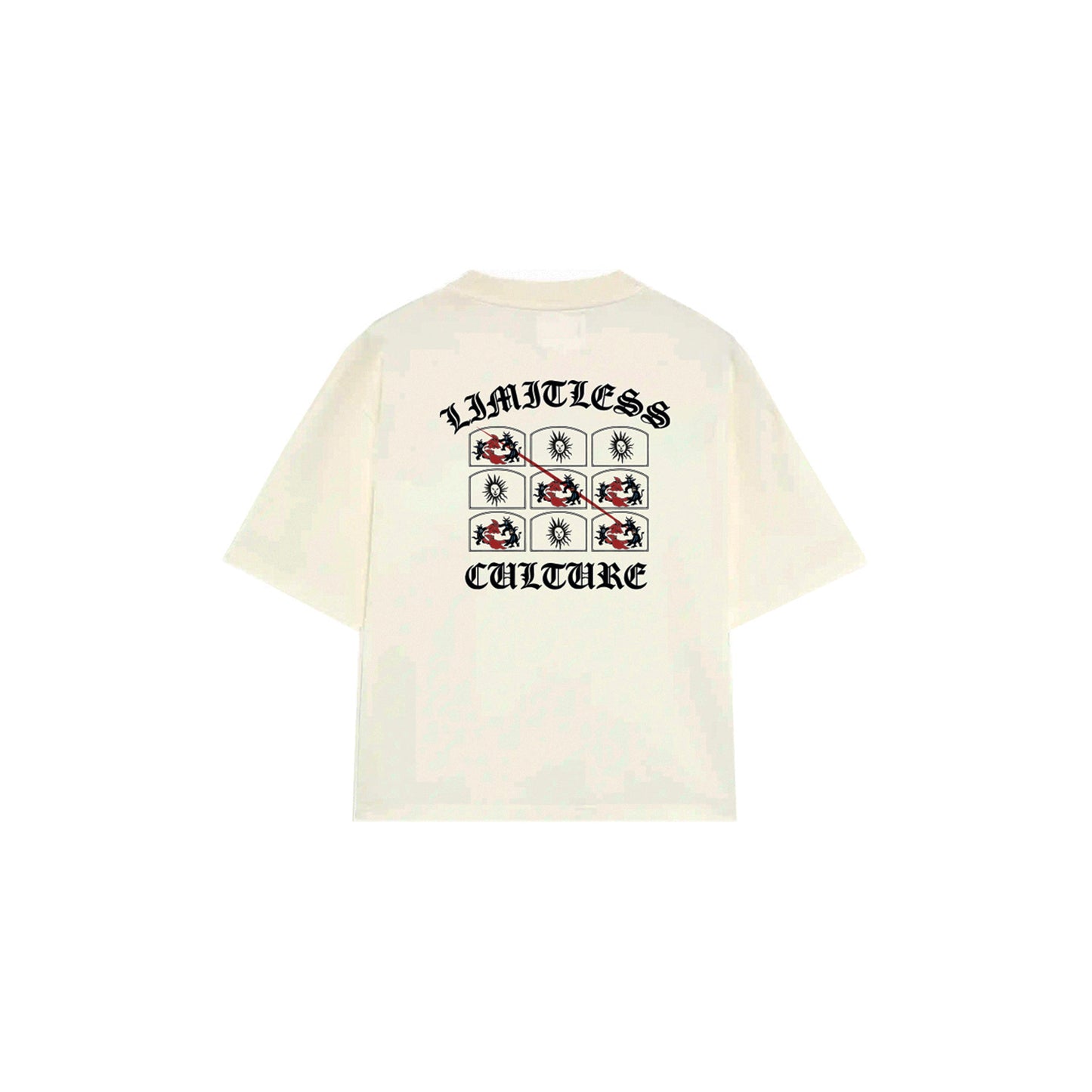 Polos Urbano Unisex Limitless T-Shirt Tictactoe Pearl